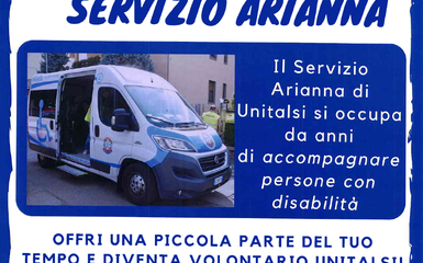 A.A.A. - Cercasi volontari servizio Arianna A.A.A. - Cercasi volontari servizio Arianna