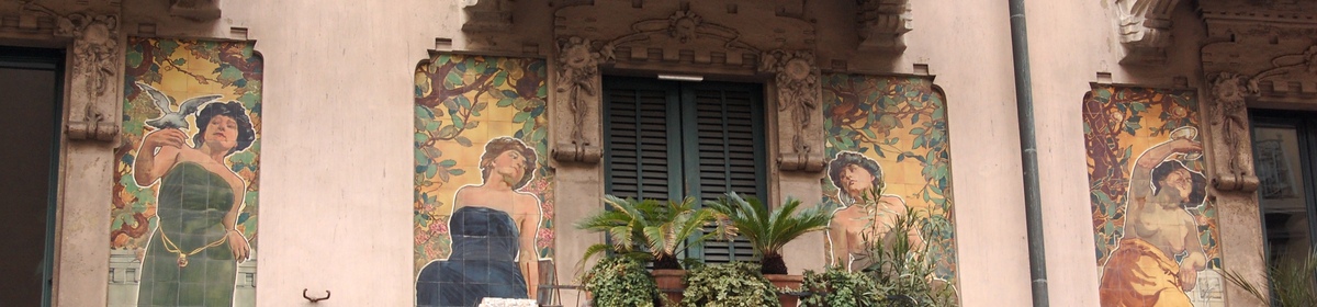 Banner balconi liberty milano
