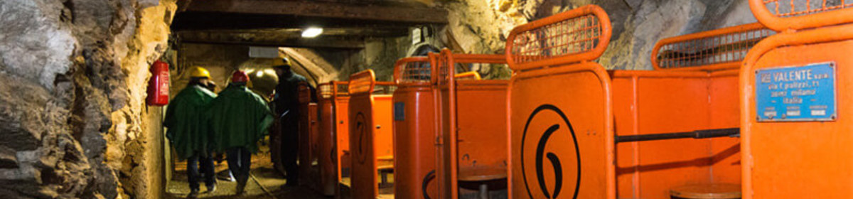 Banner miniera di talco foto