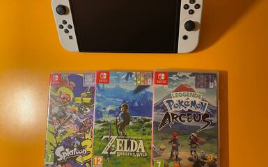 Nintendo Switch OLED + 3 giochi