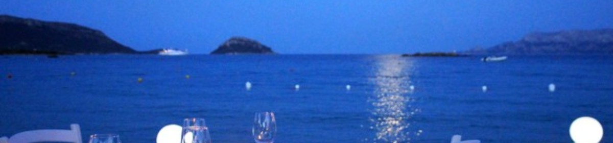 Banner cena sulla spiaggia fino beach sardegna