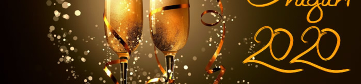 Banner capodanno 2020 fuochi