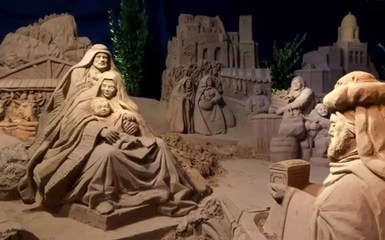 A Rimini per " I Presepi di Sabbia " A Rimini per " I Presepi di Sabbia "