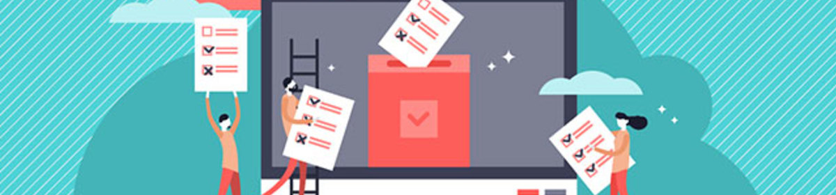 Banner sospensione elezioni
