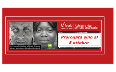 Vendita di riso solidale Vendita di riso solidale