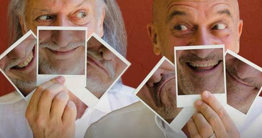 Claudio Bisio e Gigio Alberti al Parco Ducale Claudio Bisio e Gigio Alberti al Parco Ducale
