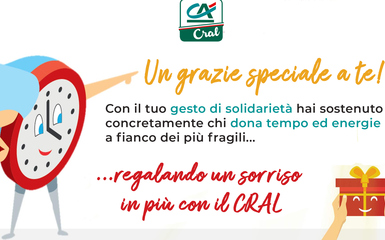 Regala un sorriso con il Cral Regala un sorriso con il Cral