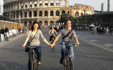 Giro in bici per le piazze di Roma Giro in bici per le piazze di Roma
