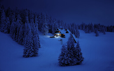 Con le ciaspole sotto le stelle a Ceresole Reale Con le ciaspole sotto le stelle a Ceresole Reale