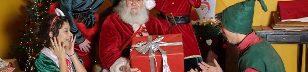 Banner casa di babbo natale home