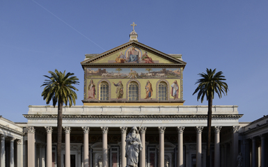 San Paolo fuori le Mura e aperitivo San Paolo fuori le Mura e aperitivo