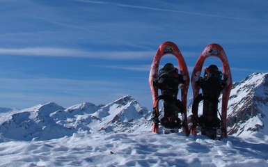 Con le ciaspole sotto il cielo stellato della Val di Rhemes Con le ciaspole sotto il cielo stellato della Val di Rhemes