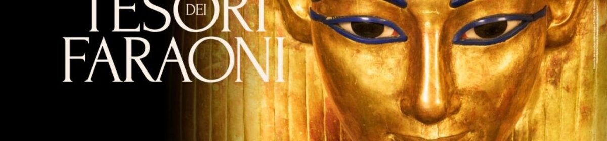 Banner locandina mostra il tesoro dei faraoni scuderie del quirinale roma 1024x634