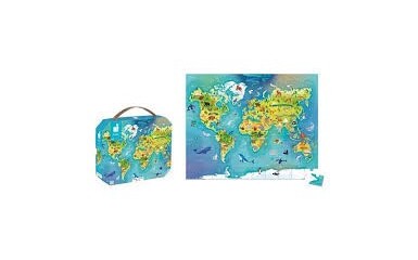 PUZZLE 100 PEZZI  MONDO